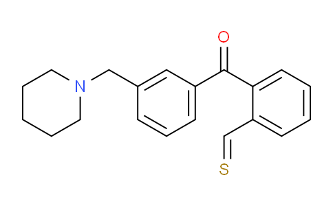 CAS No. 898792-84-2, 3'-Piperidinomethyl-2-thiomethylbenzophenone