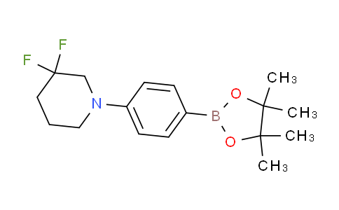 CAS No. 2304631-51-2, 3,3-Difluoro-1-(4-(4,4,5,5-tetramethyl-1,3,2-dioxaborolan-2-yl)phenyl)piperidine