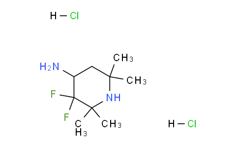CAS No. 1823321-31-8, 3,3-Difluoro-2,2,6,6-tetramethylpiperidin-4-amine dihydrochloride