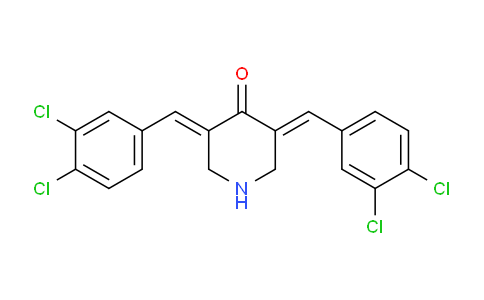 CAS No. 145888-79-5, 3,5-Bis(3,4-dichlorobenzylidene)piperidin-4-one