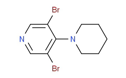CAS No. 26885-31-4, 3,5-Dibromo-4-(piperidin-1-yl)pyridine