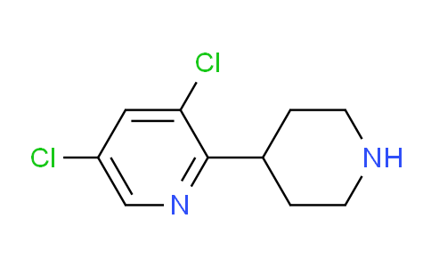 CAS No. 1260895-53-1, 3,5-Dichloro-2-(piperidin-4-yl)pyridine