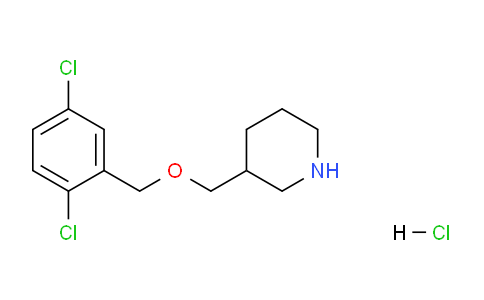 CAS No. 1289387-86-5, 3-(((2,5-Dichlorobenzyl)oxy)methyl)piperidine hydrochloride