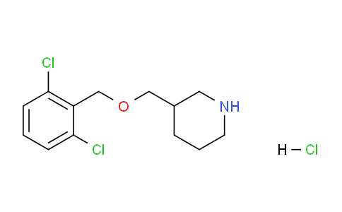 CAS No. 1289387-04-7, 3-(((2,6-Dichlorobenzyl)oxy)methyl)piperidine hydrochloride