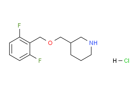 CAS No. 1220020-32-5, 3-(((2,6-Difluorobenzyl)oxy)methyl)piperidine hydrochloride