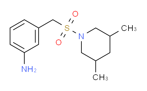 CAS No. 1094892-69-9, 3-(((3,5-Dimethylpiperidin-1-yl)sulfonyl)methyl)aniline
