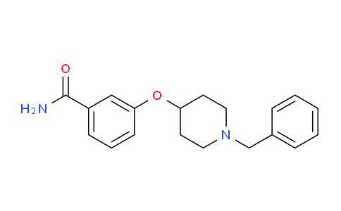 CAS No. 1254475-25-6, 3-((1-Benzylpiperidin-4-yl)oxy)benzamide