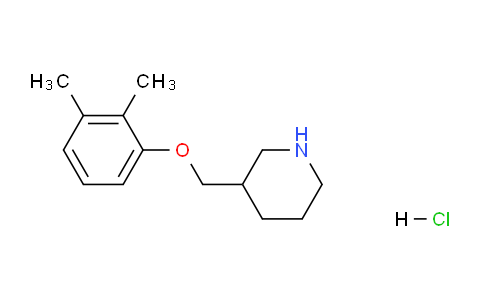 CAS No. 1220033-58-8, 3-((2,3-Dimethylphenoxy)methyl)piperidine hydrochloride