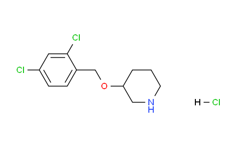 CAS No. 1219980-92-3, 3-((2,4-Dichlorobenzyl)oxy)piperidine hydrochloride