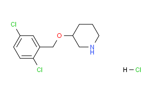 CAS No. 1289386-64-6, 3-((2,5-Dichlorobenzyl)oxy)piperidine hydrochloride