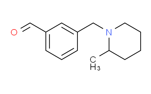 CAS No. 1443350-44-4, 3-((2-Methylpiperidin-1-yl)methyl)benzaldehyde
