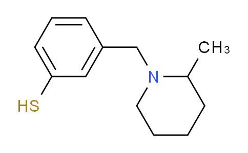 CAS No. 1443346-12-0, 3-((2-Methylpiperidin-1-yl)methyl)benzenethiol