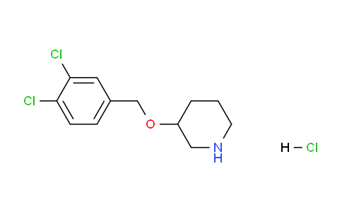 CAS No. 1289387-61-6, 3-((3,4-Dichlorobenzyl)oxy)piperidine hydrochloride