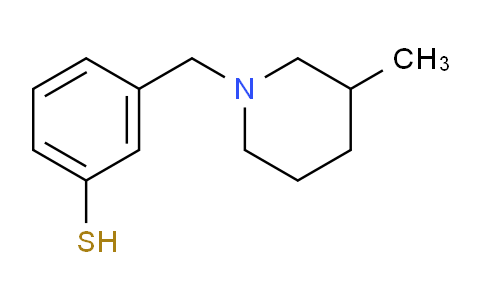 CAS No. 1443339-15-8, 3-((3-Methylpiperidin-1-yl)methyl)benzenethiol
