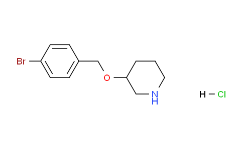 CAS No. 1219976-73-4, 3-((4-Bromobenzyl)oxy)piperidine hydrochloride