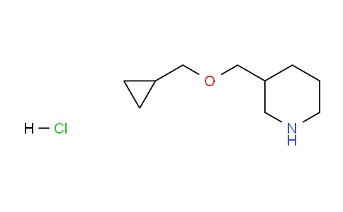 CAS No. 1219976-71-2, 3-((Cyclopropylmethoxy)methyl)piperidine hydrochloride