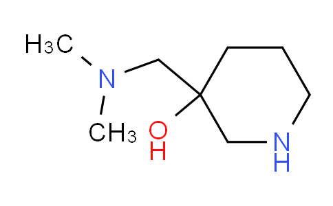 CAS No. 1308384-25-9, 3-((Dimethylamino)methyl)piperidin-3-ol