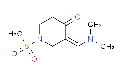 CAS No. 1182323-65-4, 3-((Dimethylamino)methylene)-1-(methylsulfonyl)piperidin-4-one