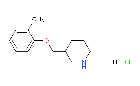 CAS No. 28559-43-5, 3-((o-Tolyloxy)methyl)piperidine hydrochloride