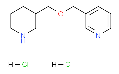 CAS No. 1185313-80-7, 3-((Piperidin-3-ylmethoxy)methyl)pyridine dihydrochloride