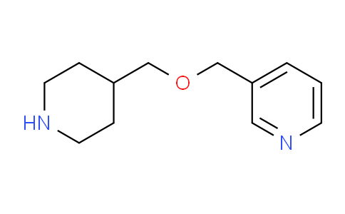 CAS No. 933716-24-6, 3-((Piperidin-4-ylmethoxy)methyl)pyridine