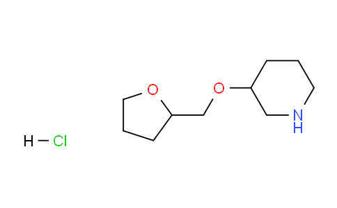 CAS No. 933736-25-5, 3-((Tetrahydrofuran-2-yl)methoxy)piperidine hydrochloride