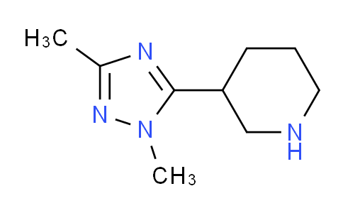 CAS No. 1250648-33-9, 3-(1,3-Dimethyl-1H-1,2,4-triazol-5-yl)piperidine