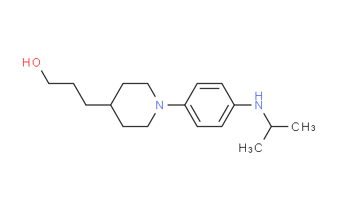 CAS No. 865075-37-2, 3-(1-(4-(Isopropylamino)phenyl)piperidin-4-yl)propan-1-ol