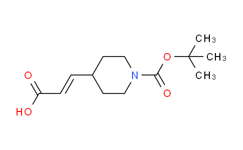 CAS No. 181073-79-0, 3-(1-(tert-Butoxycarbonyl)piperidin-4-yl)acrylic acid