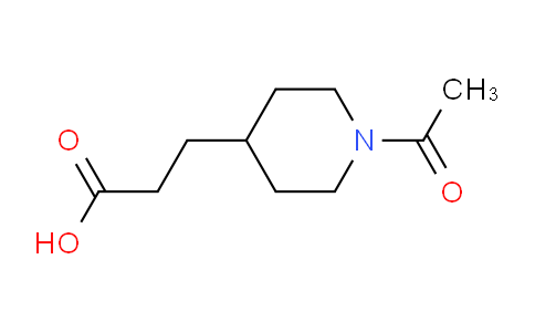 CAS No. 131417-49-7, 3-(1-Acetylpiperidin-4-yl)propanoic acid