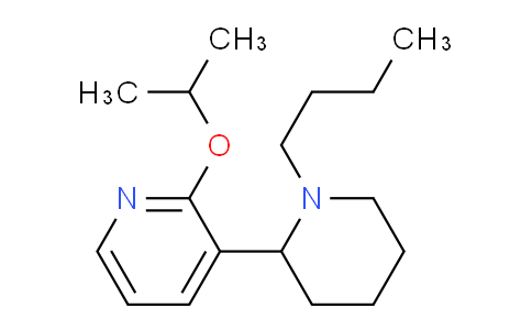 CAS No. 1352527-65-1, 3-(1-Butylpiperidin-2-yl)-2-isopropoxypyridine
