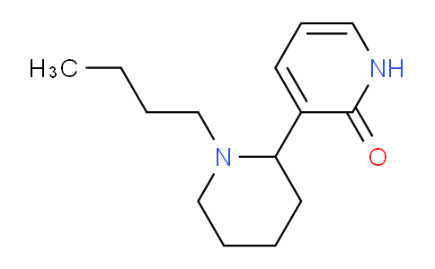 CAS No. 1352515-72-0, 3-(1-Butylpiperidin-2-yl)pyridin-2(1H)-one