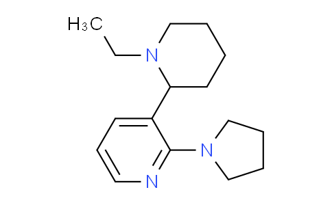 CAS No. 1352484-86-6, 3-(1-Ethylpiperidin-2-yl)-2-(pyrrolidin-1-yl)pyridine