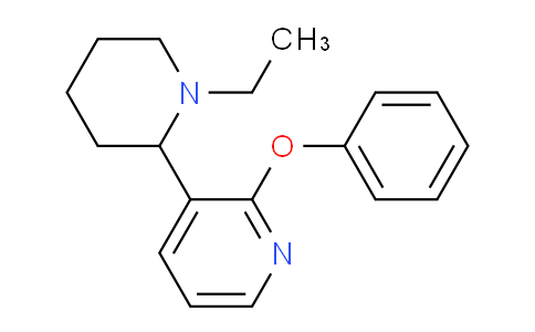 CAS No. 1352500-54-9, 3-(1-Ethylpiperidin-2-yl)-2-phenoxypyridine