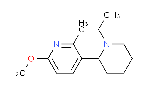 CAS No. 1352495-97-6, 3-(1-Ethylpiperidin-2-yl)-6-methoxy-2-methylpyridine