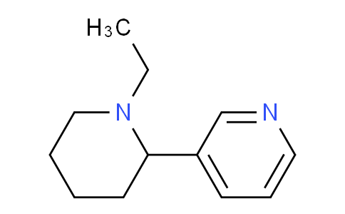CAS No. 103430-04-2, 3-(1-Ethylpiperidin-2-yl)pyridine