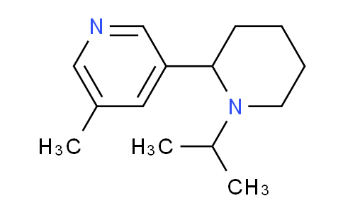 CAS No. 1352499-28-5, 3-(1-Isopropylpiperidin-2-yl)-5-methylpyridine