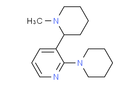 CAS No. 1352533-32-4, 3-(1-Methylpiperidin-2-yl)-2-(piperidin-1-yl)pyridine