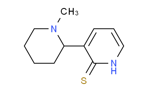 CAS No. 1352512-24-3, 3-(1-Methylpiperidin-2-yl)pyridine-2(1H)-thione