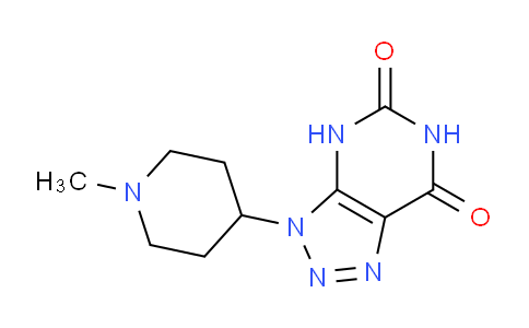 CAS No. 1355180-00-5, 3-(1-Methylpiperidin-4-yl)-3H-[1,2,3]triazolo[4,5-d]pyrimidine-5,7(4H,6H)-dione