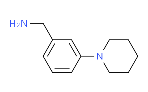CAS No. 175696-71-6, 3-(1-Piperidyl)benzylamine