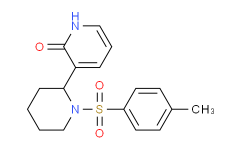 CAS No. 1352505-26-0, 3-(1-Tosylpiperidin-2-yl)pyridin-2(1H)-one