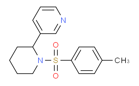 CAS No. 370842-59-4, 3-(1-Tosylpiperidin-2-yl)pyridine