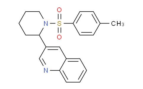 CAS No. 1352531-21-5, 3-(1-Tosylpiperidin-2-yl)quinoline