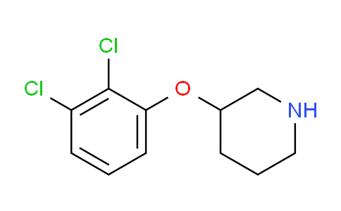 CAS No. 946714-21-2, 3-(2,3-Dichlorophenoxy)piperidine