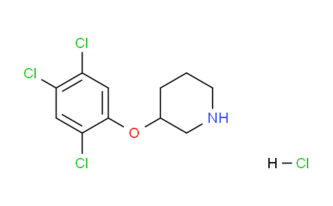 CAS No. 1220018-01-8, 3-(2,4,5-Trichlorophenoxy)piperidine hydrochloride
