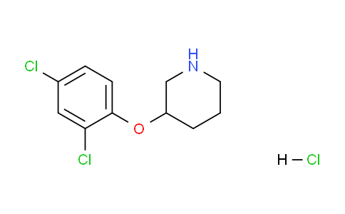 CAS No. 1185302-73-1, 3-(2,4-Dichlorophenoxy)piperidine hydrochloride