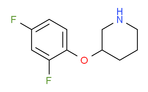 CAS No. 946681-33-0, 3-(2,4-Difluorophenoxy)piperidine