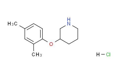 CAS No. 1185297-39-5, 3-(2,4-Dimethylphenoxy)piperidine hydrochloride