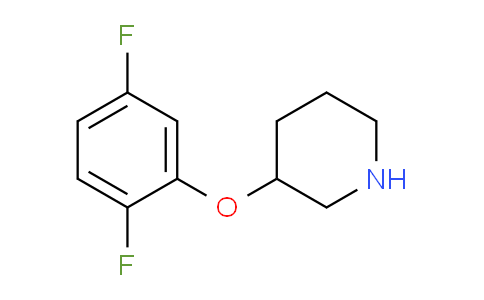 CAS No. 946726-18-7, 3-(2,5-Difluorophenoxy)piperidine